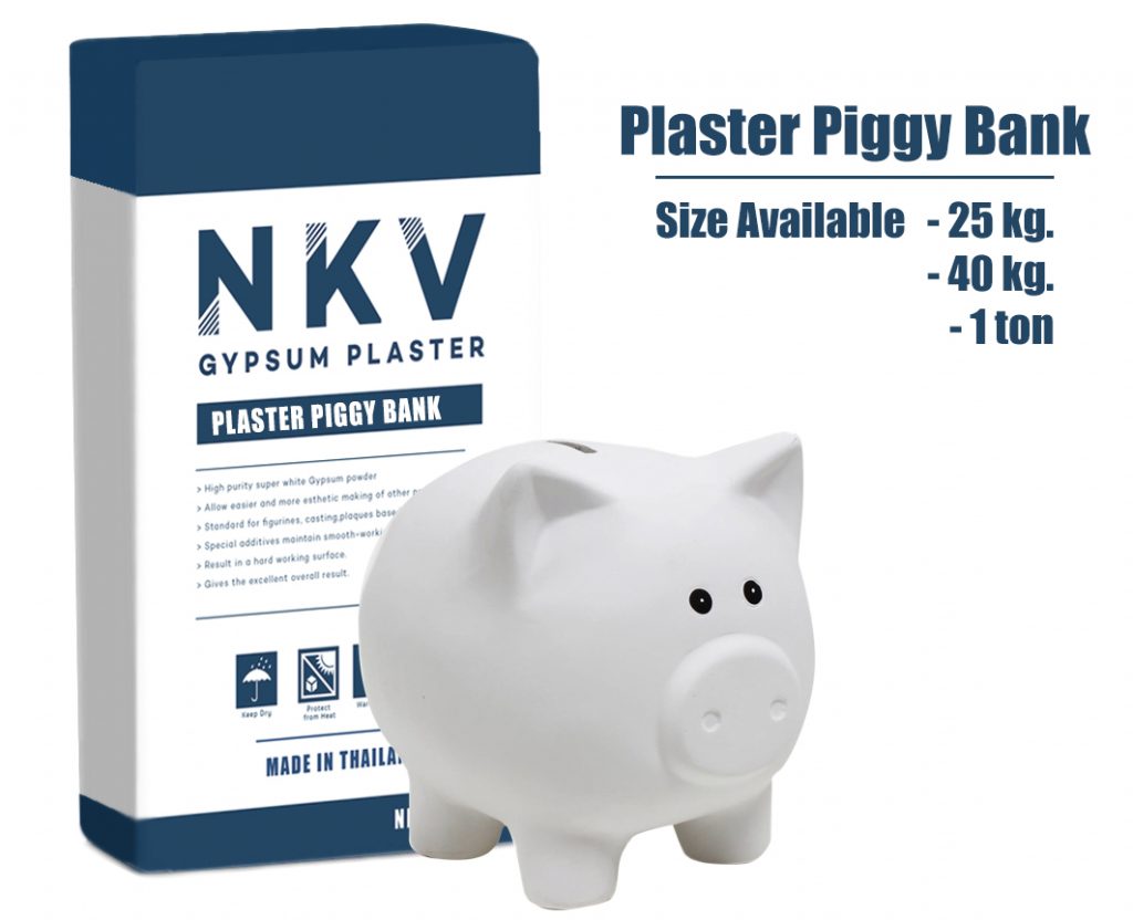 P09 Plaster Piggy Bank